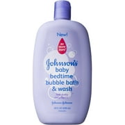 JOHNSON'S Baby Bedtime Bubble Bath & Wash 28 oz (Pack of 6)