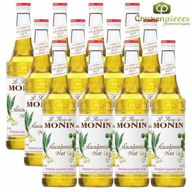 Monin Premium Macadamia Nut Flavoring Syrup 750 mL/25.36oz (12/Case)