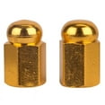 thumbnail image 2 of Trick Top Valve Caps Hex Dome Gold, 2 of 3