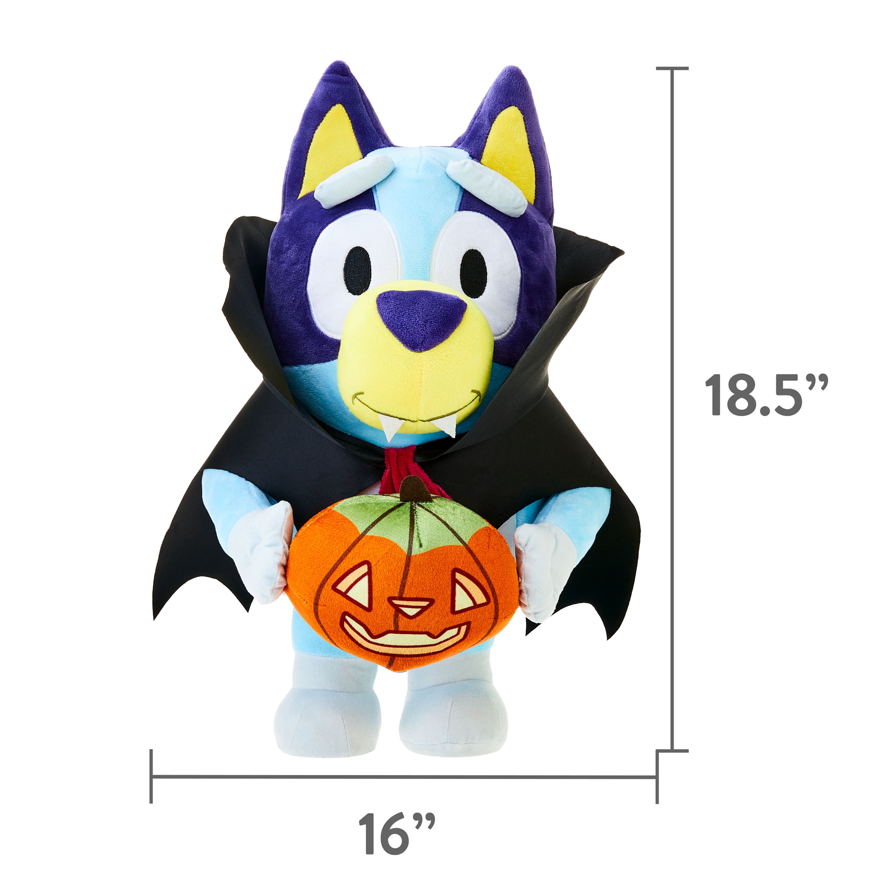 Halloween Vampire Bluey Plush Door Greeter, 18.5IN
