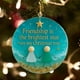 thumbnail image 4 of Adornos Navideños de Vidrio Marino de La Amistad | Adornos Navideños Duraderos | Regalos Navideños Únicos Hechos a Mano | Regalos Simbólicos de La Amistad | Decoración Navideña Versátil para El Hogar, 4 of 6