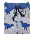 thumbnail image 5 of QEFJNO Toddler and Little Boys Cotton Pull On Active Jogger Pants Casual Sweatpants with Drawstring Size 2-7T, 5 of 6