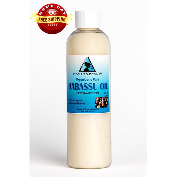 Babassu Oil Organic Carrier Cold Pressed Natural Fresh Premium 100% Pure 4 oz