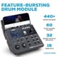thumbnail image 3 of Alesis Nitro Max Kit Batería Eléctrica con Pads de Malla Silenciosos, Caja de Doble Zona de 10", Bluetooth, Más de 440 Sonidos Auténticos, Drumeo, USB MIDI, Pedal de Bombo, 3 of 5