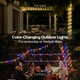 thumbnail image 2 of Luces de cuerda solares ICRGB 20m 200 LED IP67 impermeables con control remoto, 2 of 8