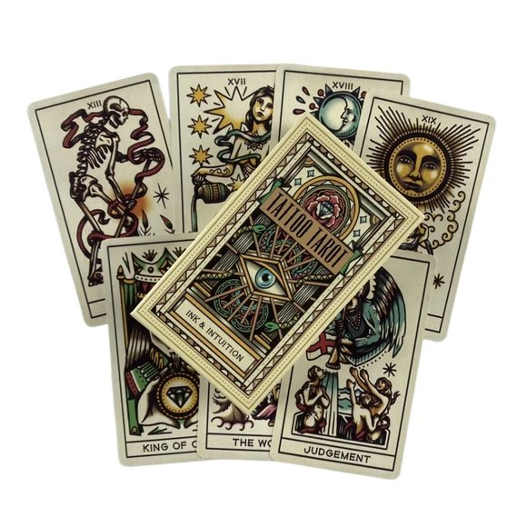 20Kinds Nicoletta Ceccoli/Green Witch/Meaning Tarot Cards Divination Deck English Versions Playing Cards Edition Board Games