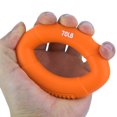 thumbnail image 4 of Silicone Hand Gripper Strengthener Finger Stretcher Ring for Fitness Exercise(Orange 70LB), 4 of 8