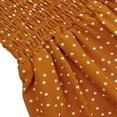 thumbnail image 4 of Girl’s Polka Dot Printed Ruffles Boat Neck Suspender Jumpsuit, 4 of 5