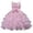 Pink, variant on Bmisegm Dresses for Girls Carnival Sequin Party Gown Sleeveless Stage Performance Toddler Girl Dresses