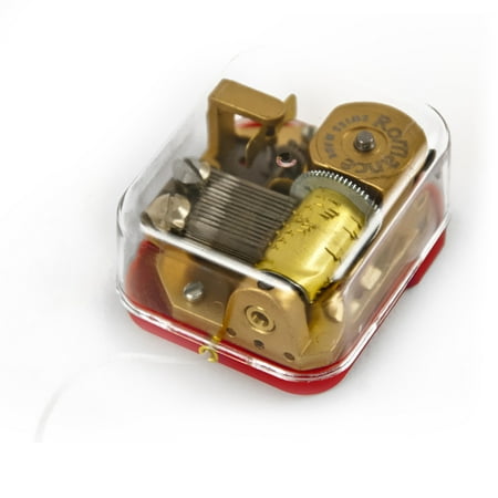 Dancing Couple Music Box 18 Note Movement Pull String With Case, Music Selection - Dance of the Sugar Plum Fairy (Nutcracker Suite) ()