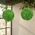 thumbnail image 4 of Artificial Boxwood Topiary Ball, Realistic Milan Grass Decoration, 12" Round Faux Plant For Wedding, Office, Home Decor, UV Resistant Outdoor Indoor Use (XL), 4 of 6