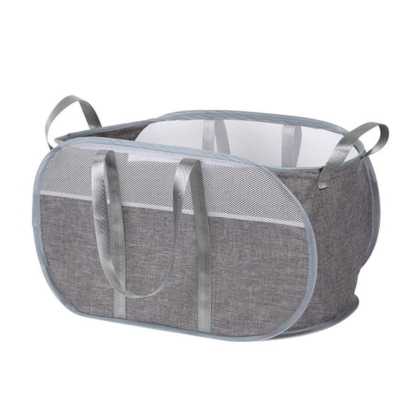 TopLLC Storage Bins Folding Thickened Dirty Clothes Basket Oxford Cloth Household Dirty Clothes Basket Dirty Clothes Storage Basket Portable Laundry Basket Storage Bags
