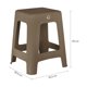 thumbnail image 2 of Kit 4 Bancos Cuadrado Para Exterior E Interior (Gris Calido), 2 of 4