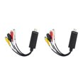 thumbnail image 2 of ZLight DVD VHS DVR Converter Video / Audio to Computer USB Adapter For Win10 8.8 * 2.8 * 1.8cm 2Set, 2 of 6