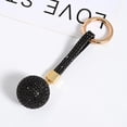 thumbnail image 1 of Rhinestone Ball Alloy Claw Keychain Cute Car Keychain Bag Purse Decor Pendant, 1 of 4
