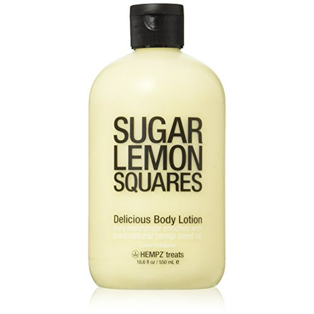 Hempz Treats Body Lotion, 18.6 Oz (Sugar Lemon Squares)