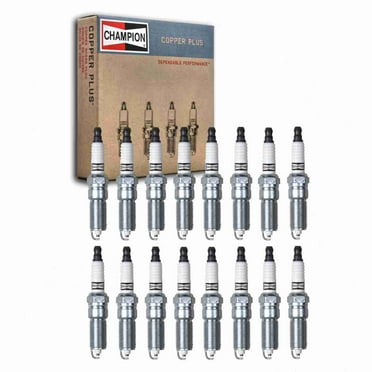 16 pc Champion Copper Plus Spark Plugs compatible with Dodge Charger 5.7L V8 2006-2008