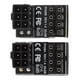 thumbnail image 5 of Convertidor de Potencia, Conector de Direccións Asistida 6Pin Hurbra A 8pin Masculino Aislamiento Grueso en ángulo de 180 Grados para la Tarjeta gráfica de Escritorio, 5 of 7