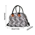 thumbnail image 3 of Xihbxyly Lonchera Congelable, Bolsa de Boca Ancha, Aislamiento a Prueba de Fugas, Asa Resistente, Gran Capacidad, Diseño Portátil, para Uso En Exteriores, Oficina, Escuela, Elegante y Reutilizable, 2, 3 of 7