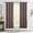 Brown, variant on Elegant Jacquard Oversized Decorative Window Curtains, Lustrous Shiny Fabric Drapes, Fade Resistant Wrinkle Free Window Panel, Durable Easy Care Home Curtain for Bedroom Living Room Holiday Party
