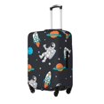 thumbnail image 2 of Disketp Space Elastic Travel Luggage Cover Travel Suitcase Protective Cover For Trunk Case Apply To 18''-32'' Suitcase Cover (Luggage not included)-Medium, 2 of 9