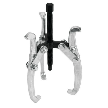 Performance Tool W137P 6 In. 3-Jaw Gear Puller - Reversible Design, Drop-Forged Steel, Zinc Plating