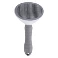 thumbnail image 3 of Peine para depilación de gatos, cepillo de aseo automático para perros con nudo de piel (gris) Tmvgtek Para estrenar, 3 of 7