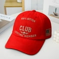 thumbnail image 2 of WKSCLPAI Old Funny c_kers Club-Vintage Baseball Cap 100% B-itter Lifetime Member Commemorative Cap, Adjustable Distressed Funny Hat, Gift for Retired Friends, 2 of 6