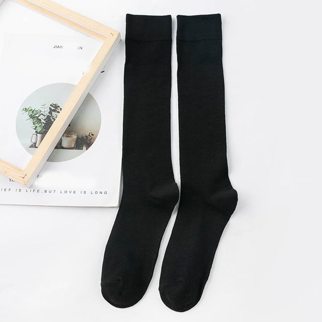 Kelon Stockings Clearance Polyester Long Socks Womens Long Socks Pure Color Socks Heap Heap Socks