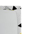 thumbnail image 2 of Ambesonne Geometric Fitted Sheet, Diamond Motives in Mosaic, Twin Size, Yellow Black, 2 of 2