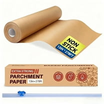 13 in x 278 ft Unbleached Parchment Paper Roll for Baking，ANUNU 300Sq Cooking, Grilling, Air Fryer and Steaming