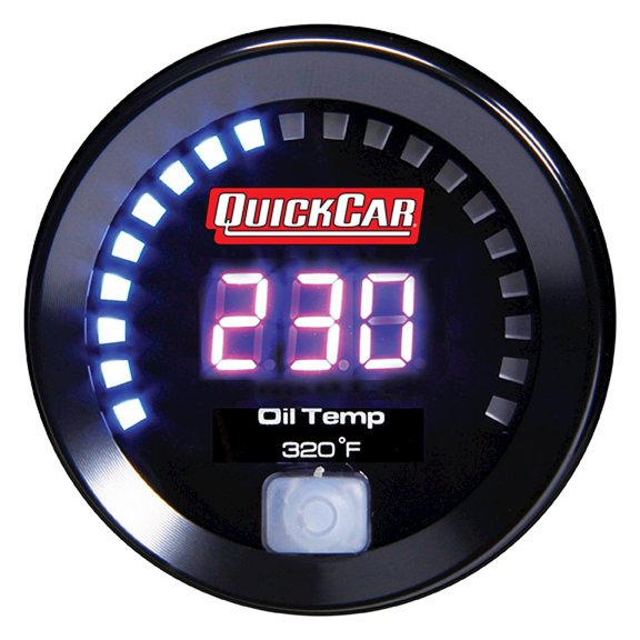Quickcar Racing Products Digital Oil Temperature Gauge 100-320