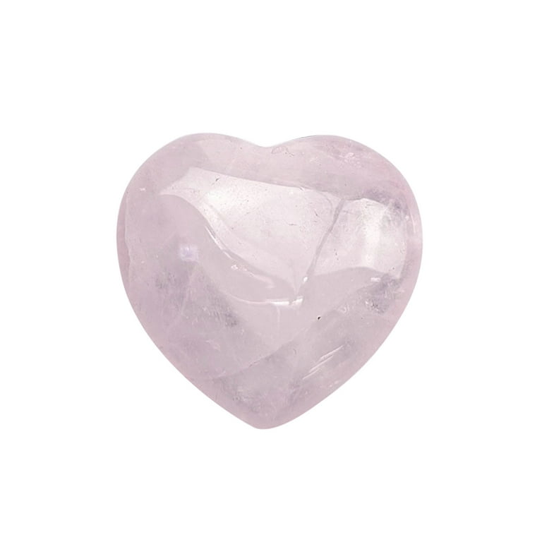 Stone Decorative Bowl Natural Heart Shaped Polished Heart Shaped Gem Rose  Quartz Stones for Painting Crafts Stone Decorations for Aquarium Rubber  Stepping Stones Outdoor Stone Decorative Tray 