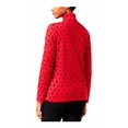 thumbnail image 2 of Karen Scott Blouse à Manches Courtes Imprimée pour Femmes Petite, Pull-Over, Rouge Amore, Très Petite Petite, 2 of 2
