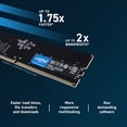 thumbnail image 3 of Crucial 16GB DDR5 5600 (PC5 44800) Desktop Memory Model CT16G56C46U5, 3 of 5
