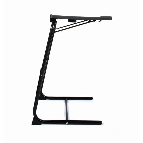 Adjustable TV Tray Table with Cup Holder; Folding TV Dinner Table with 6 Height and 3 Tilt Angle Adjustments