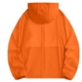 thumbnail image 5 of XINPING Men's Mesh UPF 50+ Sun Protection Hooded Jacket, Summer Breathable Comfortable Lightweight Windbreaker, Casual Coat for Hiking Outdoor Wear, 5 of 6