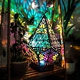 thumbnail image 1 of Bohemian Mosaic Starry Sky Floor Projections Lamp Table Bedside Light, 1 of 7