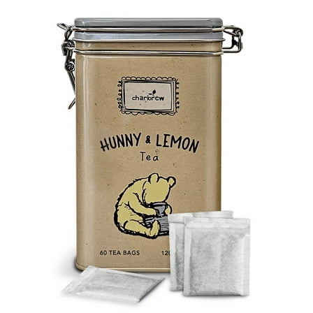 Hunny & Lemon Tea Bags 60 Individually Wrapped Tea Bags (120g) - Rich Black Tea