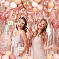 thumbnail image 6 of Happy Greetings Bachelorette Party Decorations Kit - Rose Gold Bridal Shower, 92 Pieces, 6 of 6