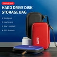 thumbnail image 4 of MAIWO Hard Drive Disk Storage Bag Shockproof Easy to carry Wear - resistant Anti - pressure Classification to Store Red, 4 of 5