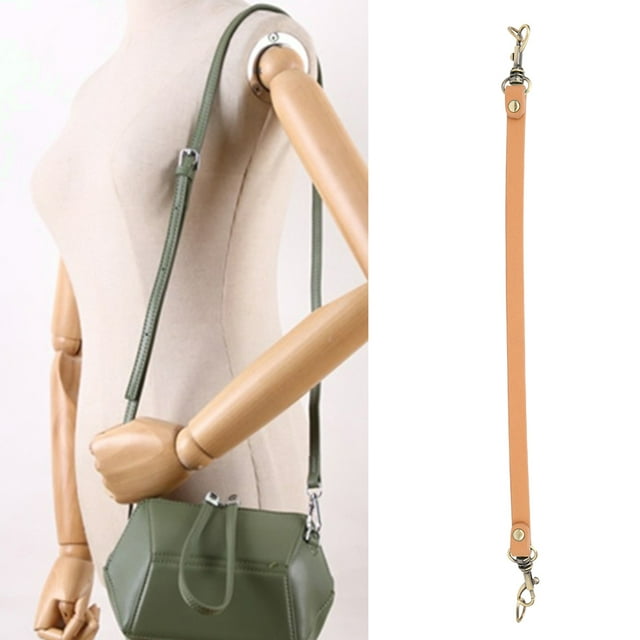 Leather DIY Handbag Strap Handmade Patchwork Accessories 31CM Bag Parts for BD214