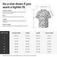thumbnail image 5 of Gukieu winter Ski Element Print Men's Short-sleeved Shirts, Button-down Pocket Shirts, T-shirts, Beach Vacation Travel Summer Clothing-Small, 5 of 5