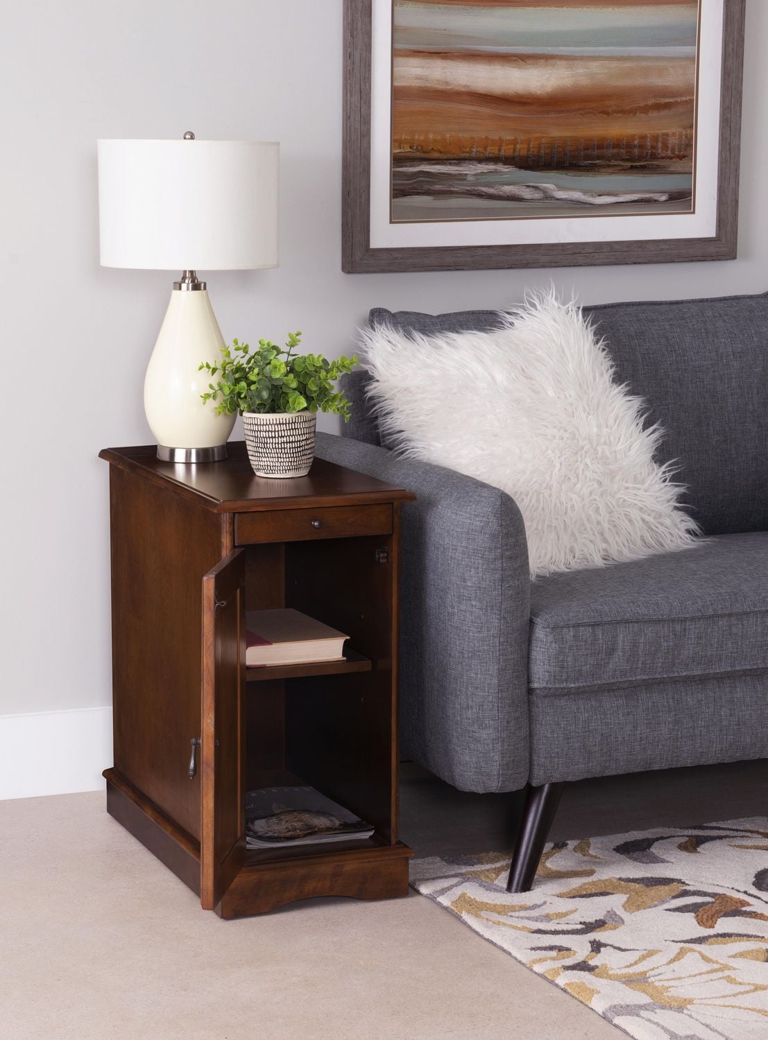 Ortiz Accent Table, Hazelnut