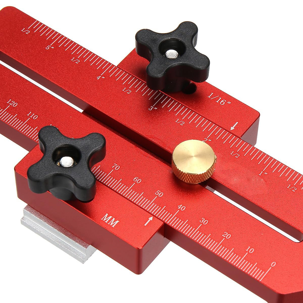 Aluminum Alloy Table Saw Thin Rip Jig For Woodworking Repeat Thin Cut Easy Thin Board Cutting