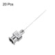 thumbnail image 3 of Uxcell 20pcs 28G agujas de dispensación de acero inoxidable, tubo de aguja de pegamento de 1" punta roma, 3 of 7