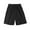 Black, variant on Diufon Plus Size Womens Shorts Cotton Linen Lounge Shorts Elastic Waist Drawstring Shorts with Pockets