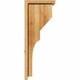 thumbnail image 3 of 8"W x 10"D x 26"H Monterey Rough Sawn Corbel w/Backplate, Western Red Cedar, 3 of 9