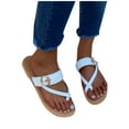 thumbnail image 3 of Leesechin Slide Sandals for Women Wide Width Women Shoes Fashion Casual Sandals Wedges Shoes Outdoor Slippers, 3 of 8