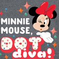 thumbnail image 3 of Mickey & Friends - Minnie Dot Diva - Men's Long Sleeve T-Shirt, 3 of 5